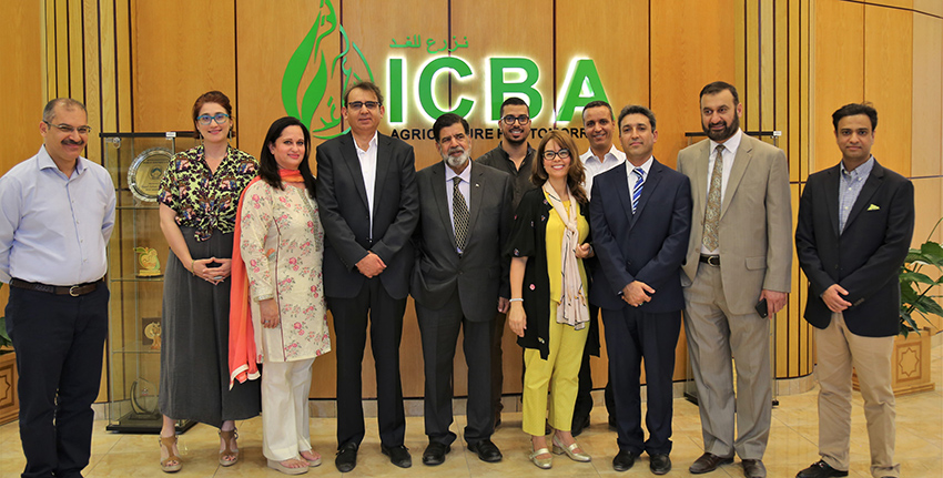 The main purpose of the MoU is to increase cooperation between ICBA and KP-BOIT in the province in areas of common interest, including climate-smart agriculture, crop, soil and water management in salt- affected areas, impact assessment and management of extreme climate events, especially drought, biosaline agroforestry using salt-tolerant trees and grasses, and water-harvesting technologies.