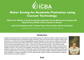 Water Saving for Roadside Plantation using Cocoon Technology
