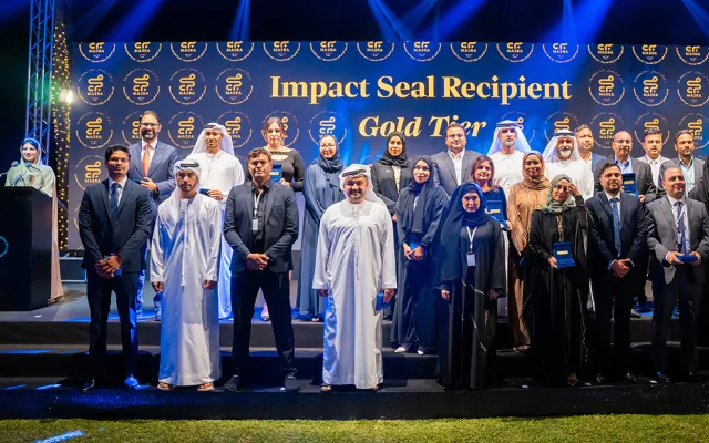 Aiming to establish a standardized benchmark for sustainable impact, corporate social responsibility, and sustainability, the Impact Seal serves as the official federal recognition of sustainable impact practices in the UAE. It is designed to assess organizations’ commitment to environmental, social, and governance principles and UN Social Development Goals (SDGs) through their policies, programs, and initiatives.