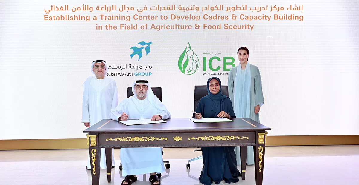 Under the agreement, the Al Rostamani Group will support the development of a new specialized training center and two research facilities at ICBA. These new facilities will strengthen ICBA’s scientific capabilities and increase the reach and scope of its capacity development offerings.