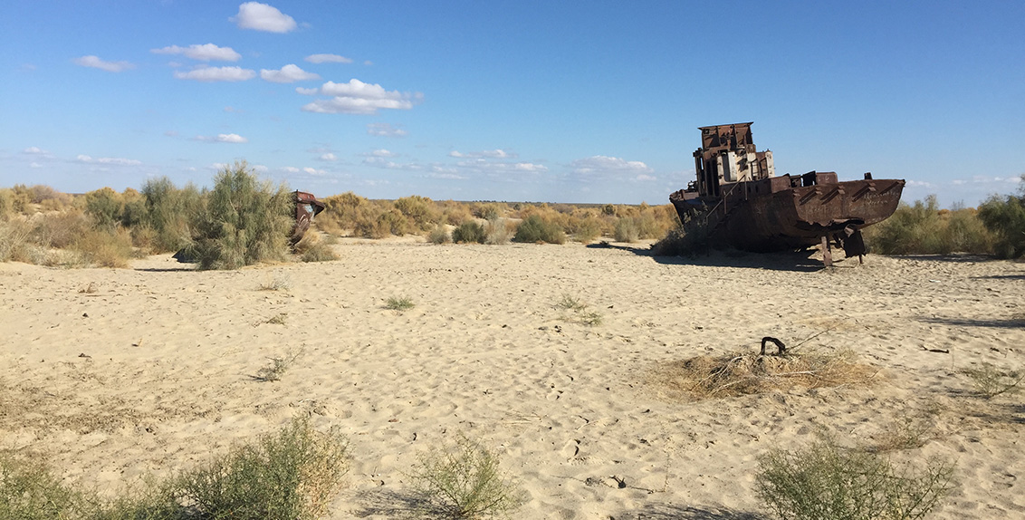 The shrinking of the Aral Sea is widely considered as one of the planet's worst environmental disasters.