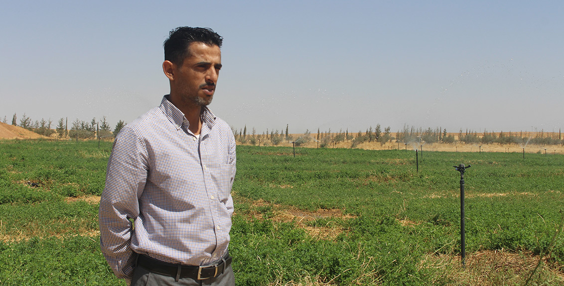 Thirty-year-old Mohammad Al Fayaz knows first-hand what water scarcity is. His village of Umm Rumaneh, where he returned upon graduation with a law degree to help his father and brother with farming, is the only village in Al Jizah District, south of Amman, where no underground water has been found.