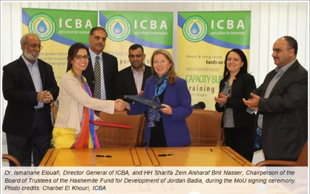 ICBA signs an MoU with the Hashemite Fund for Development of Jordan Badia