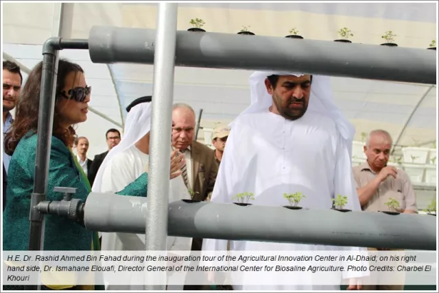 UAE Minister of Environment and Water inaugurates Agricultural Innovation Center