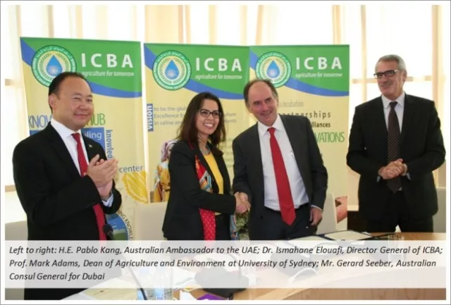 Strengthening Partnership - University of Sydney, Australia, signs a Memorandum of Understanding with ICBA